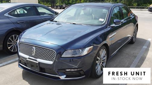 Midnight Sapphire Blue Metallic 2017 Lincoln Continental Select