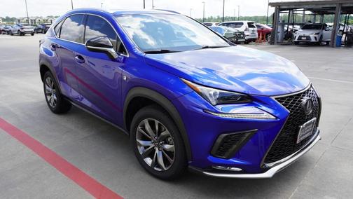 Ultrasonic Blue Mica 2.0 2021 Lexus NX 300 F Sport