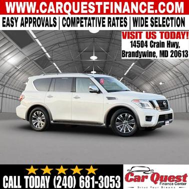 Pearl White Tricoat 2019 Nissan Armada SL