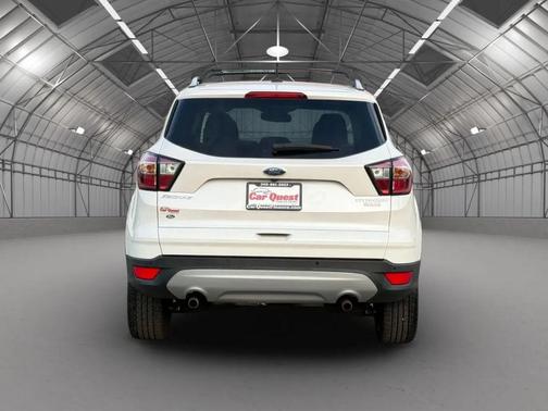 White Platinum Metallic Tri-Coat 2018 Ford Escape Titanium