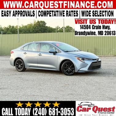 light blue 2023 Toyota Corolla LE