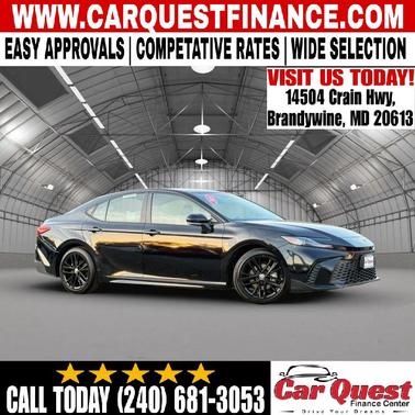 Black 2025 Toyota Camry SE