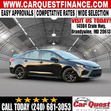 Black Sand Pearl 2022 Toyota Corolla LE