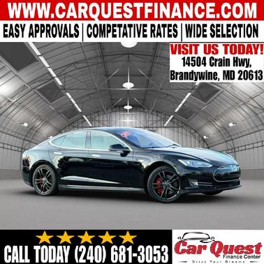 Black 2015 Tesla Model S P85D