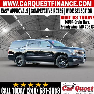 Black 2016 Chevrolet Suburban LTZ