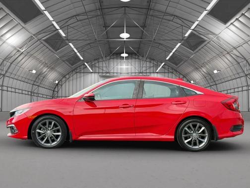 Red 2020 Honda Civic EX