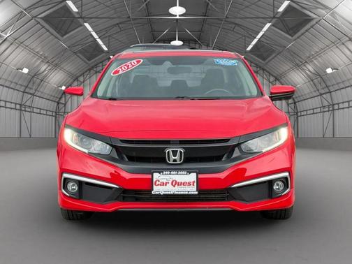 Red 2020 Honda Civic EX