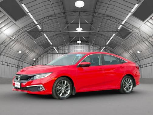 Red 2020 Honda Civic EX