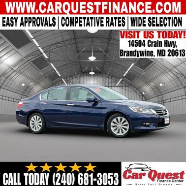 Obsidian Blue Pearl 2014 Honda Accord EX