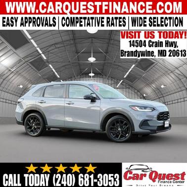 Gray 2023 Honda HR-V Sport SUV 4D