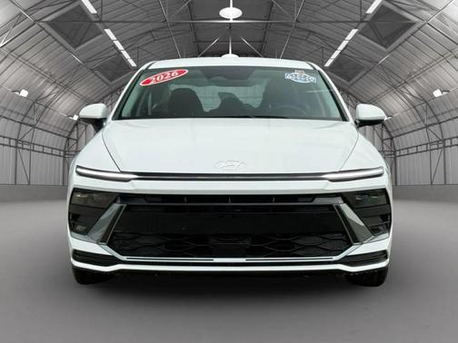 Serenity White 2026 Hyundai SONATA Hybrid SE