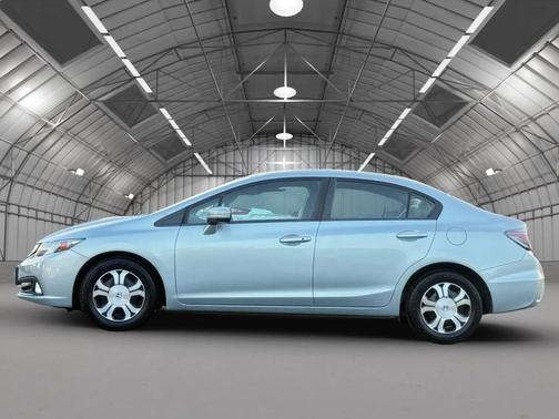 Green Opal Metallic 2014 Honda Civic Hybrid Base