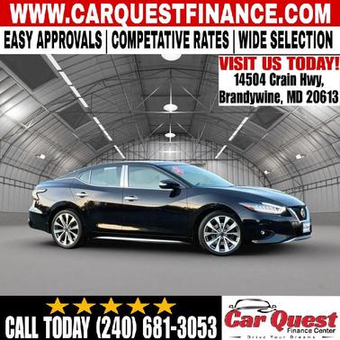 Super Black 2019 Nissan Maxima 3.5 Platinum