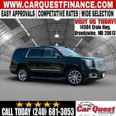 Onyx Black 2017 GMC Yukon Denali