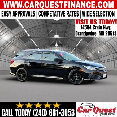 Crystal Black Pearl 2018 Honda Civic LX