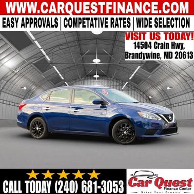 Deep Blue Pearl 2019 Nissan Sentra SV