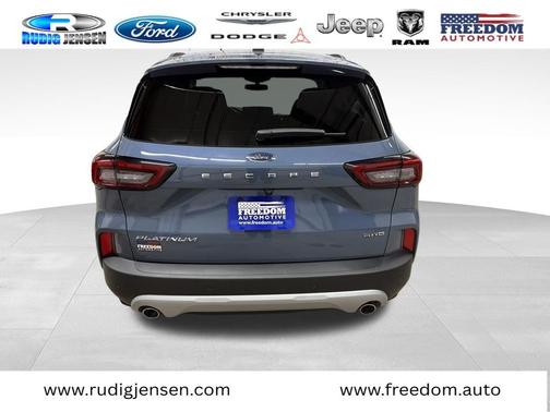 Blue 2025 Ford Escape Platinum