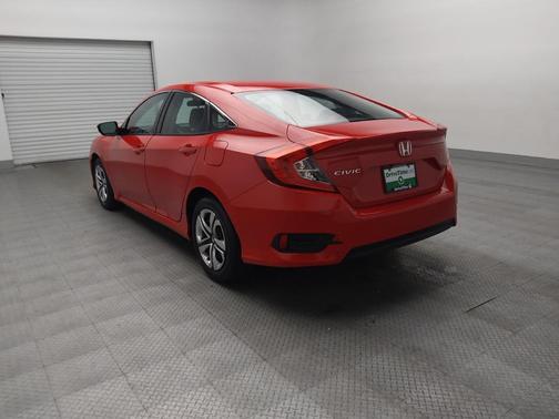Red 2018 Honda Civic LX
