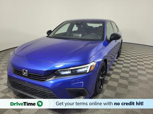 Aegean Blue Metallic 2022 Honda Civic Sport