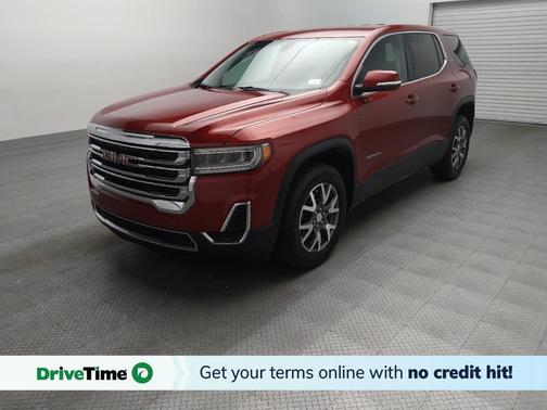Red 2020 GMC Acadia FWD SLE