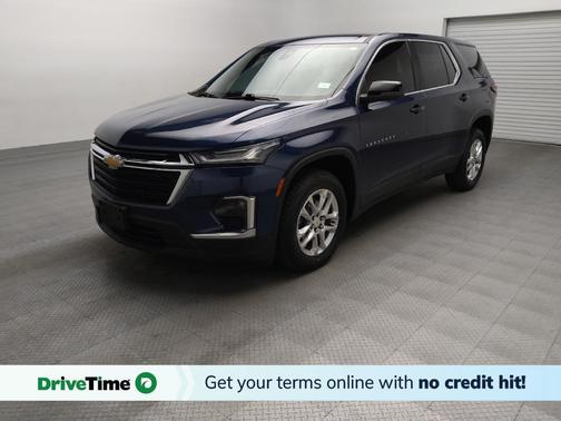 Northsky Blue Metallic 2022 Chevrolet Traverse LS