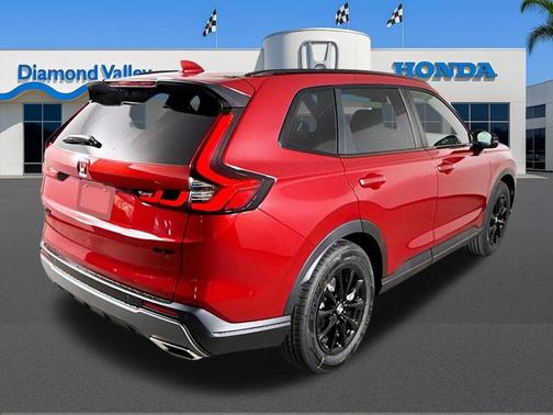 Radiant Red Metallic 2026 Honda CR-V Hybrid Sport-L FWD