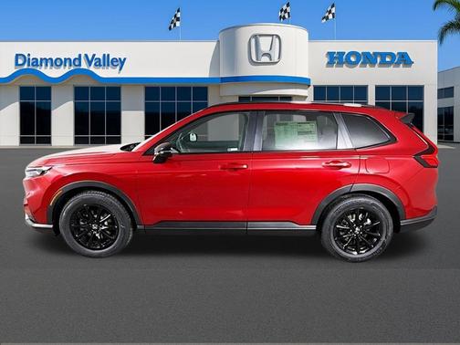 Radiant Red Metallic 2026 Honda CR-V Hybrid Sport-L FWD