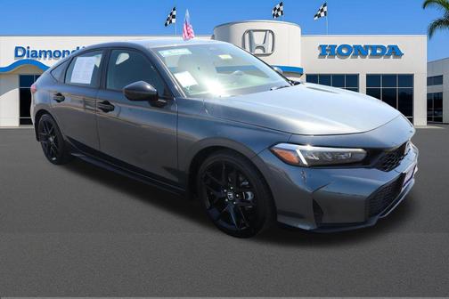 Meteorite Gray Metallic 2025 Honda Civic Sport