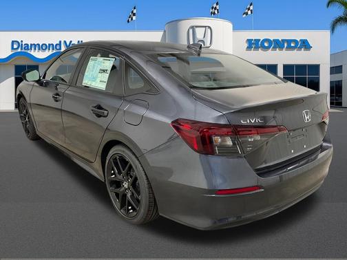 Gray 2026 Honda Civic Sport