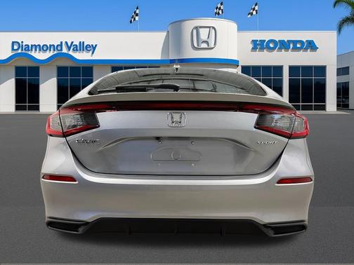 Solar Silver Metallic 2026 Honda Civic Sport