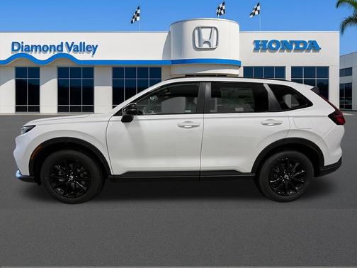 Platinum White Pearl 2026 Honda CR-V Hybrid Sport-L AWD