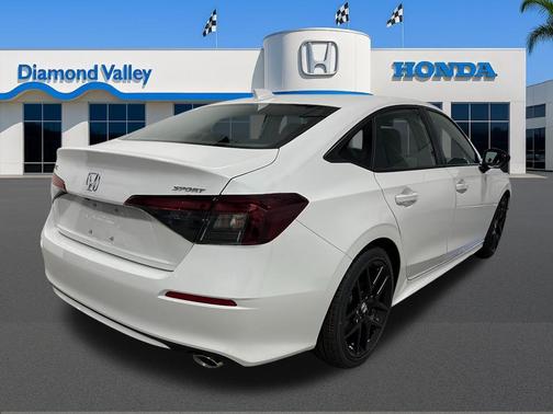 White 2026 Honda Civic Sport