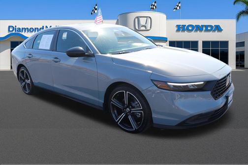 Urban Gray Pearl 2025 Honda Accord Hybrid Sport