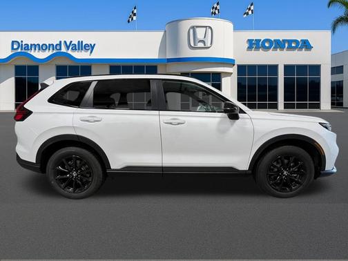 Platinum White Pearl 2026 Honda CR-V Hybrid Sport-L AWD