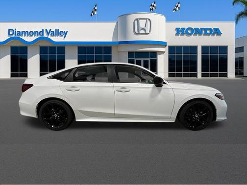 Platinum White Pearl 2026 Honda Civic Sport