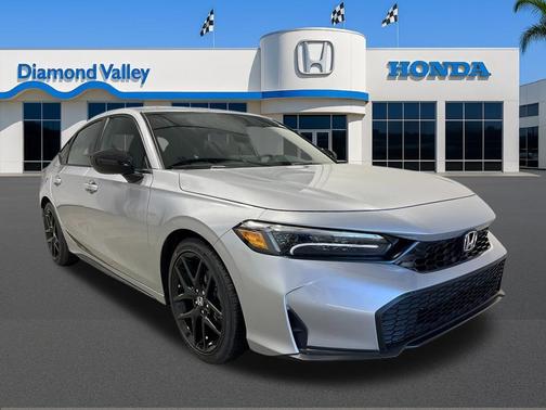 Solar Silver Metallic 2026 Honda Civic Sport