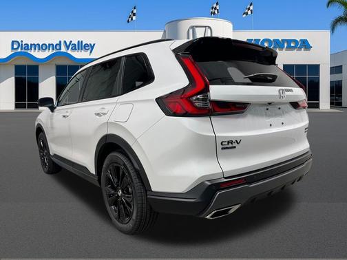 Platinum White Pearl 2026 Honda CR-V Hybrid Sport Touring AWD