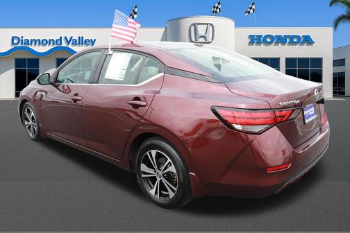 Rosewood Metallic 2020 Nissan Sentra SV