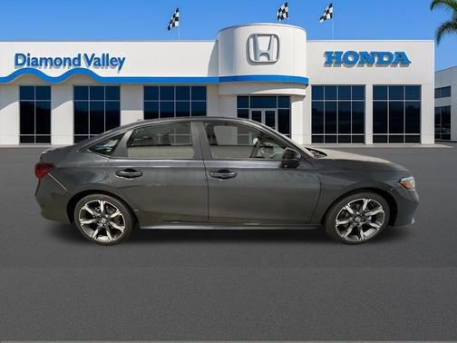 Meteorite Gray Metallic 2026 Honda Civic Hybrid Sport Touring