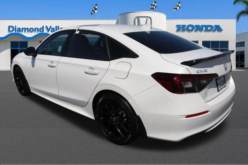 Platinum White 2025 Honda Civic Sport