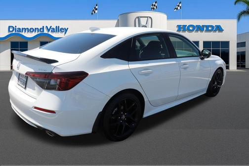 Platinum White 2025 Honda Civic Sport
