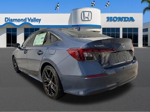 Blue Lagoon Pearl 2026 Honda Civic Hybrid Sport