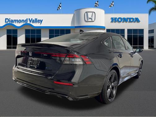 Crystal Black Pearl 2026 Honda Accord Hybrid Sport-L