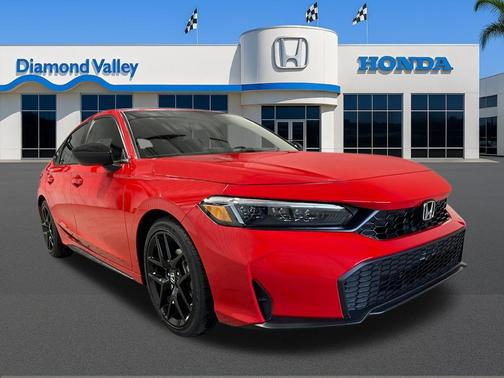 Rallye Red 2026 Honda Civic Sport