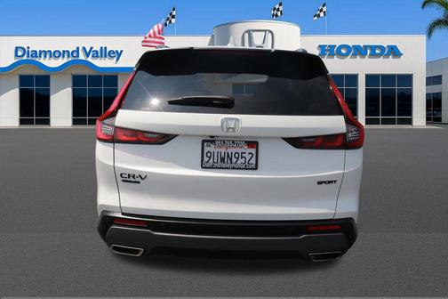 Platinum White 2026 Honda CR-V Hybrid Sport-L FWD