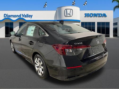 Crystal Black Pearl 2026 Honda Civic LX