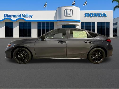 Gray 2026 Honda Civic Hybrid Sport