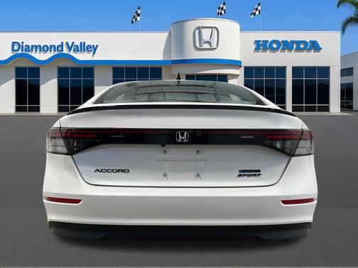 Platinum White Pearl 2026 Honda Accord Hybrid Sport