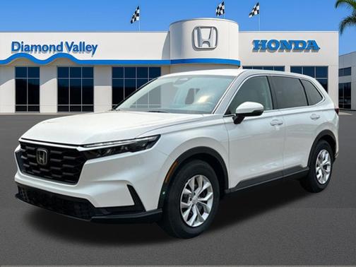 Platinum White Pearl 2026 Honda CR-V LX 2WD
