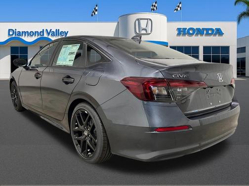 Meteorite Gray Metallic 2026 Honda Civic Sport